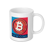 Bitcoin Logo New Coin Design Coffee Mug product type